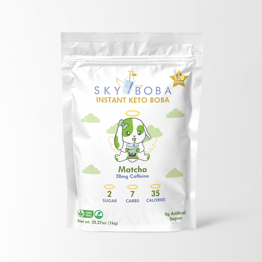 Keto Matcha Milk Tea Bulk Bag (100 servings)