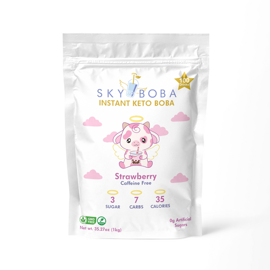 Keto Strawberry Milk Tea Bulk Bag (100 servings)